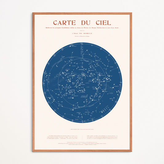 Affiche : Carte du Ciel - Constellations