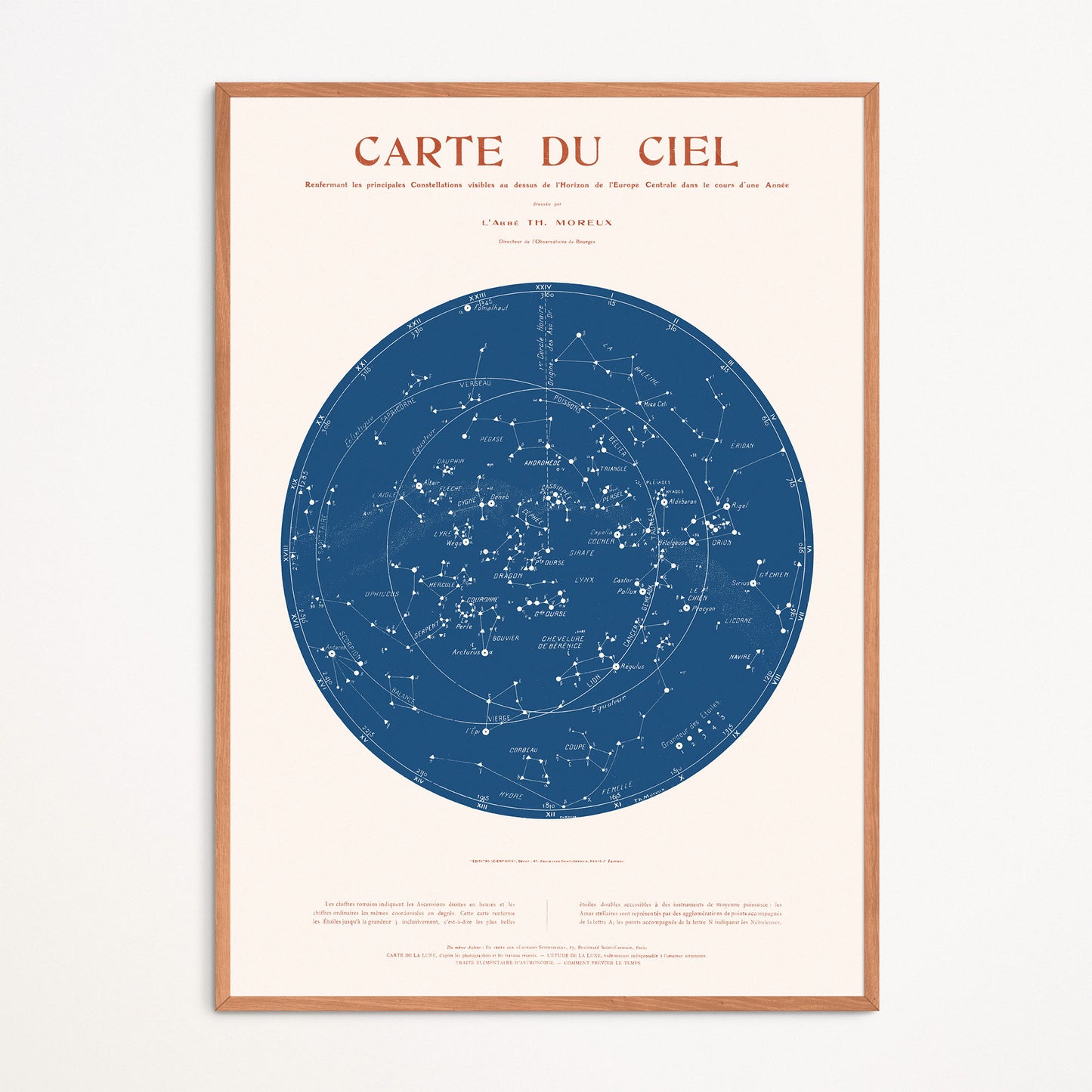 Affiche : Carte du Ciel - Constellations