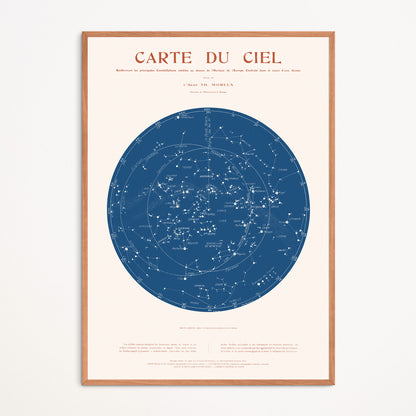 Affiche : Carte du Ciel - Constellations