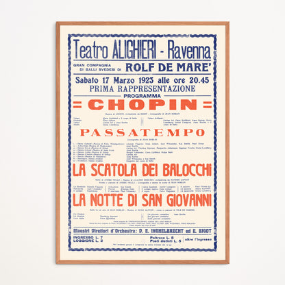 Affiche : Teatro Alighieri Ravenna