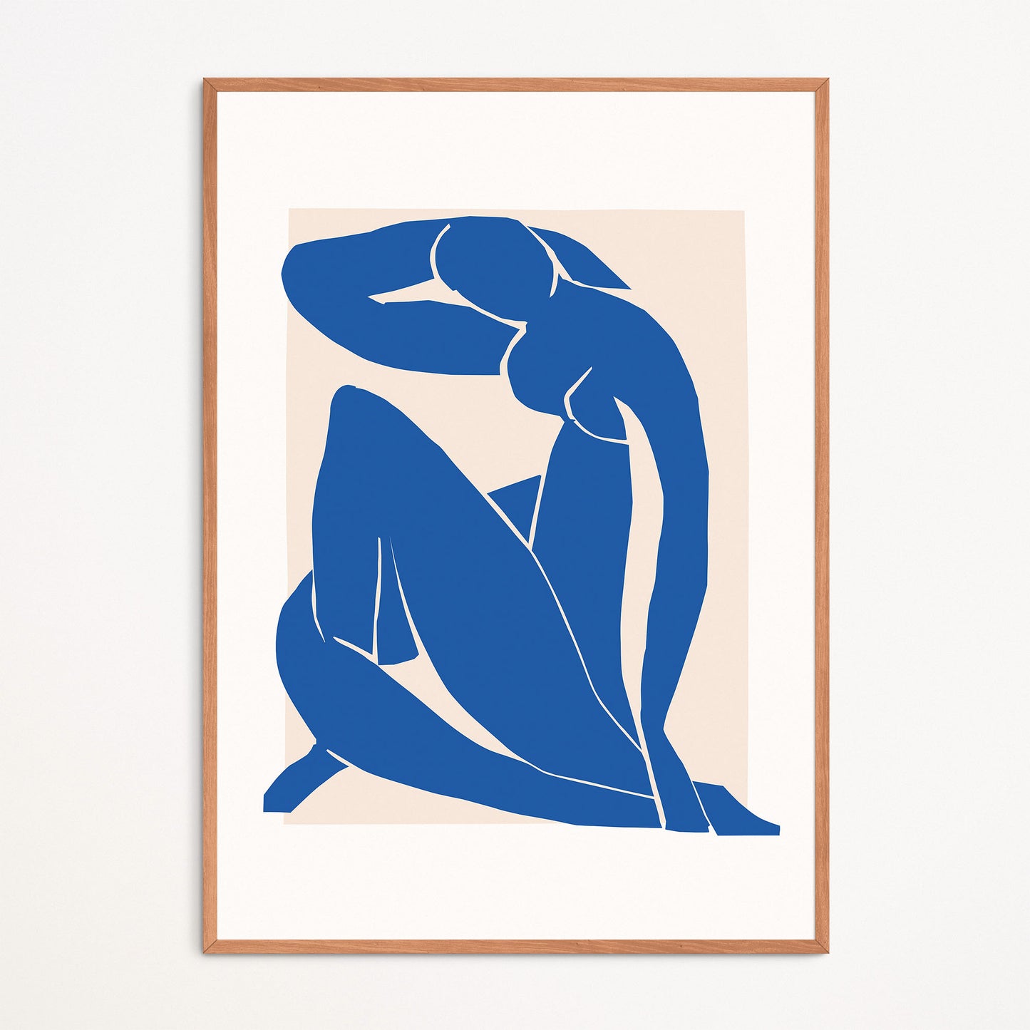 Poster: Blue Nude II - Paper Cutouts - Matisse