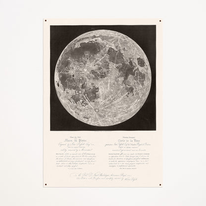 Canvas: Map of the Moon - John Russel