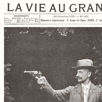 Poster: Life in the Great Outdoors - Mr. Caurette, The King of Revolver Shooting