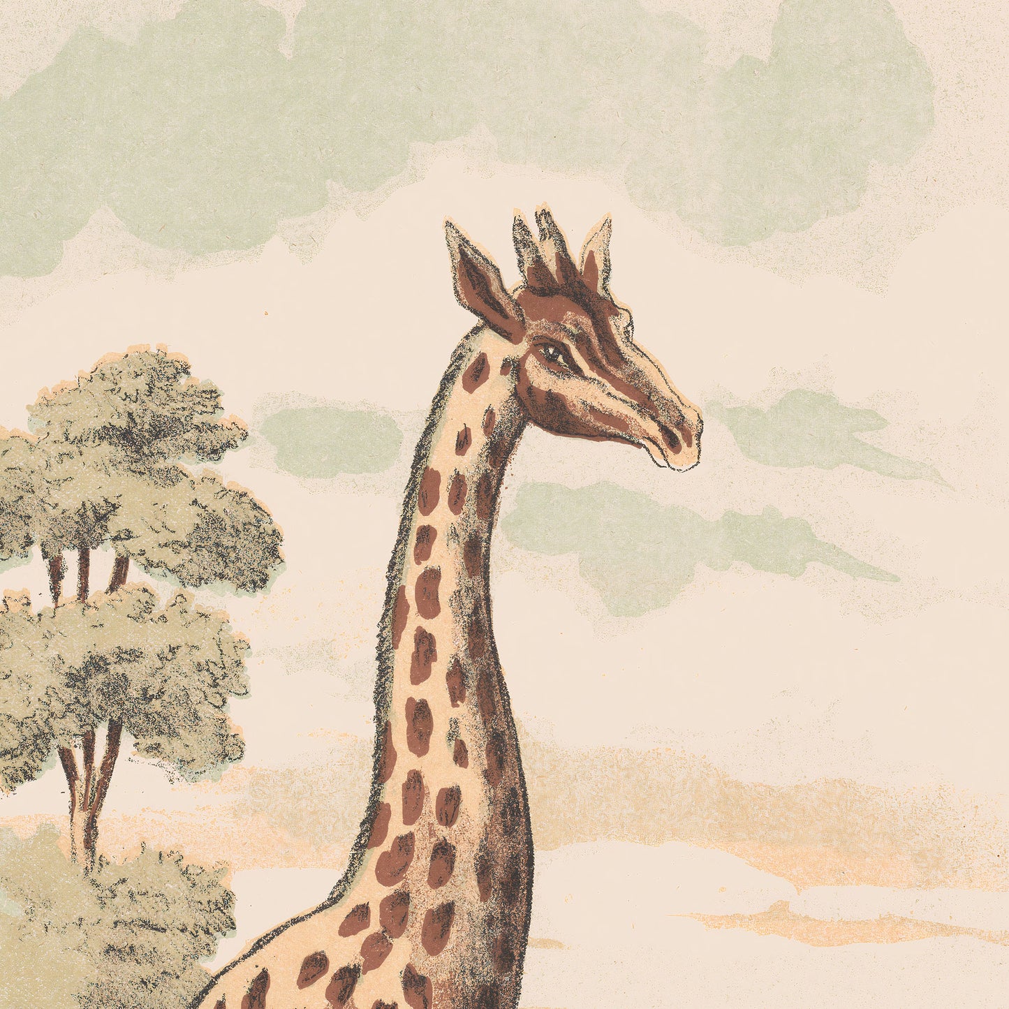 Affiche : Girafe