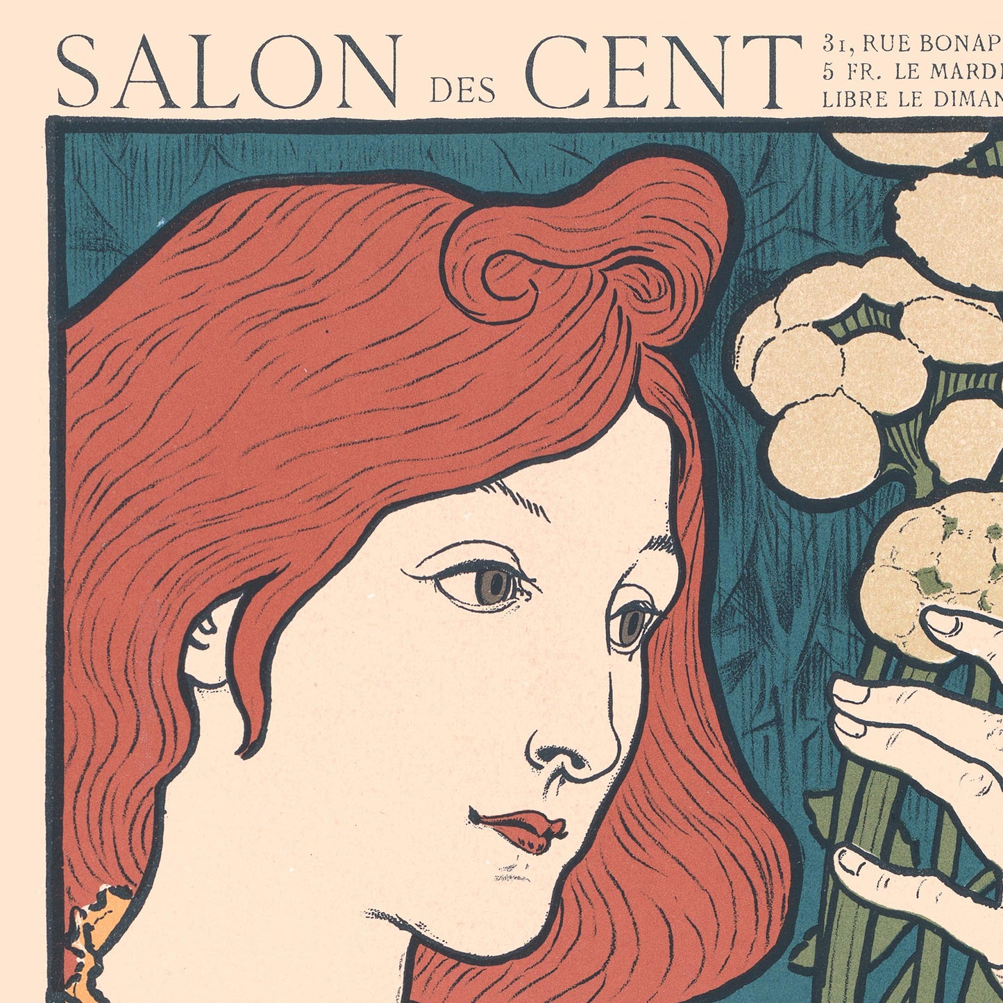 Affiche : Salon des Cent - Eugène Grasset