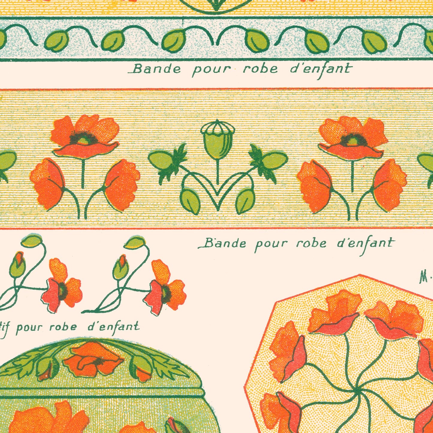 Affiche : Pavots - L'Écolier Décorateur