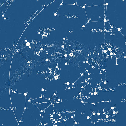 Affiche : Carte du Ciel - Constellations