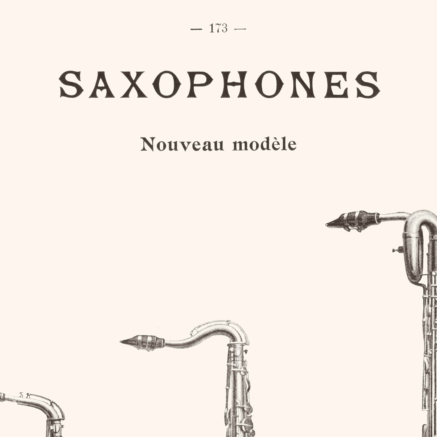 Affiche : Saxophones I