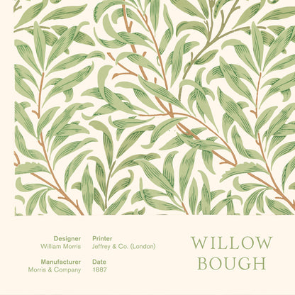 Affiche : Willow Bough - William Morris