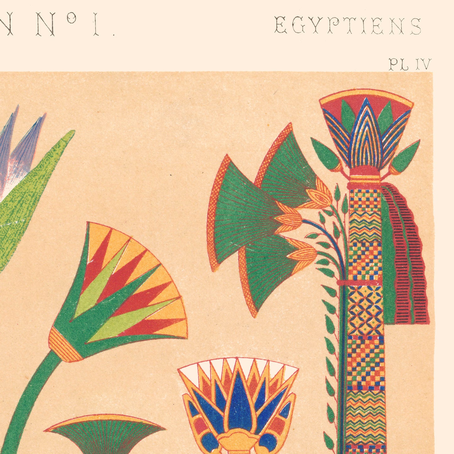 Affiche : Egyptiens n1 - Owen Jones