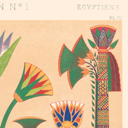 Affiche : Egyptiens n°1 - Owen Jones