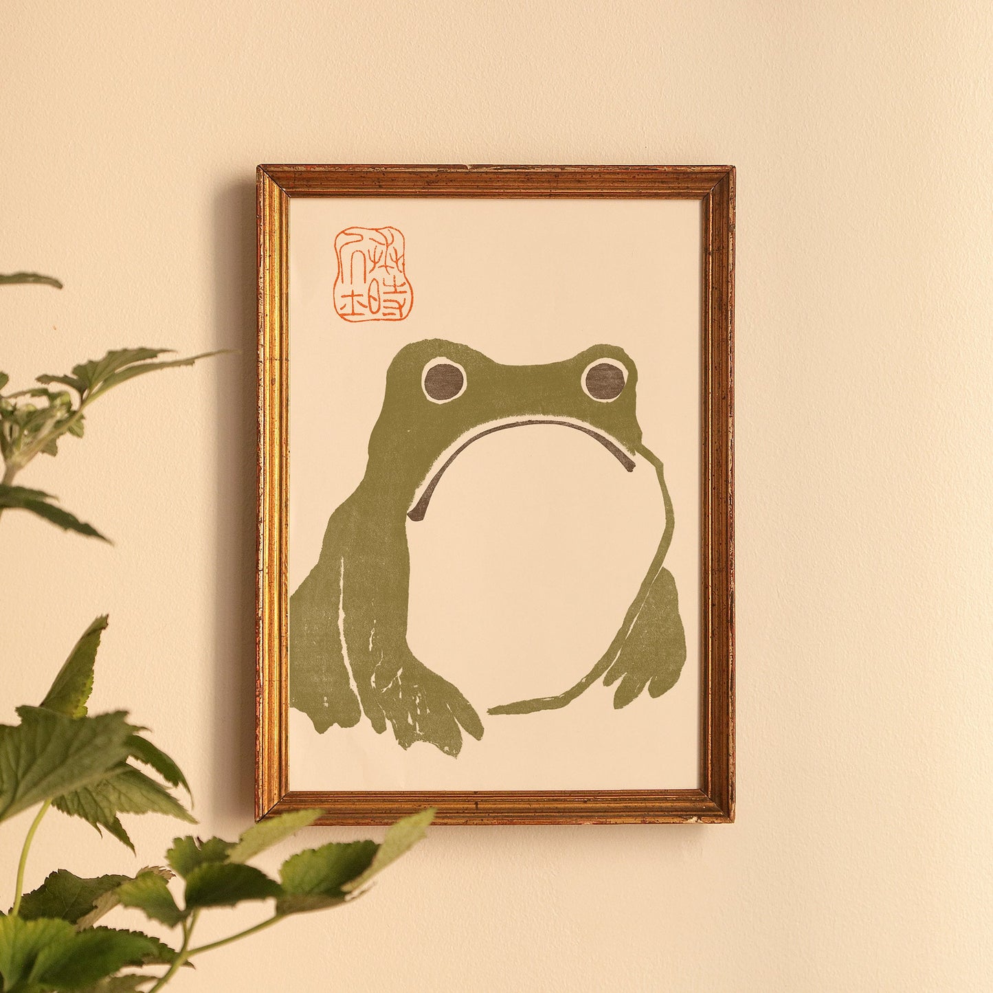 Poster : Green Frog - Matsumoto Hoji