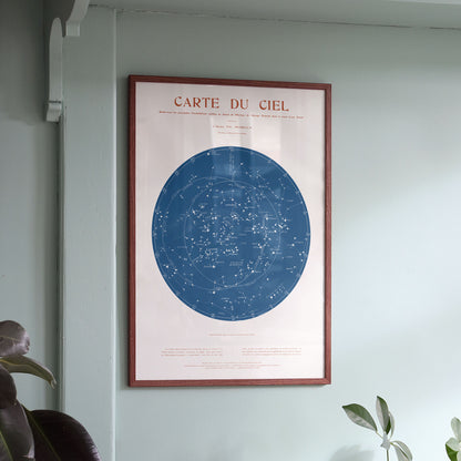 Affiche : Carte du Ciel - Constellations