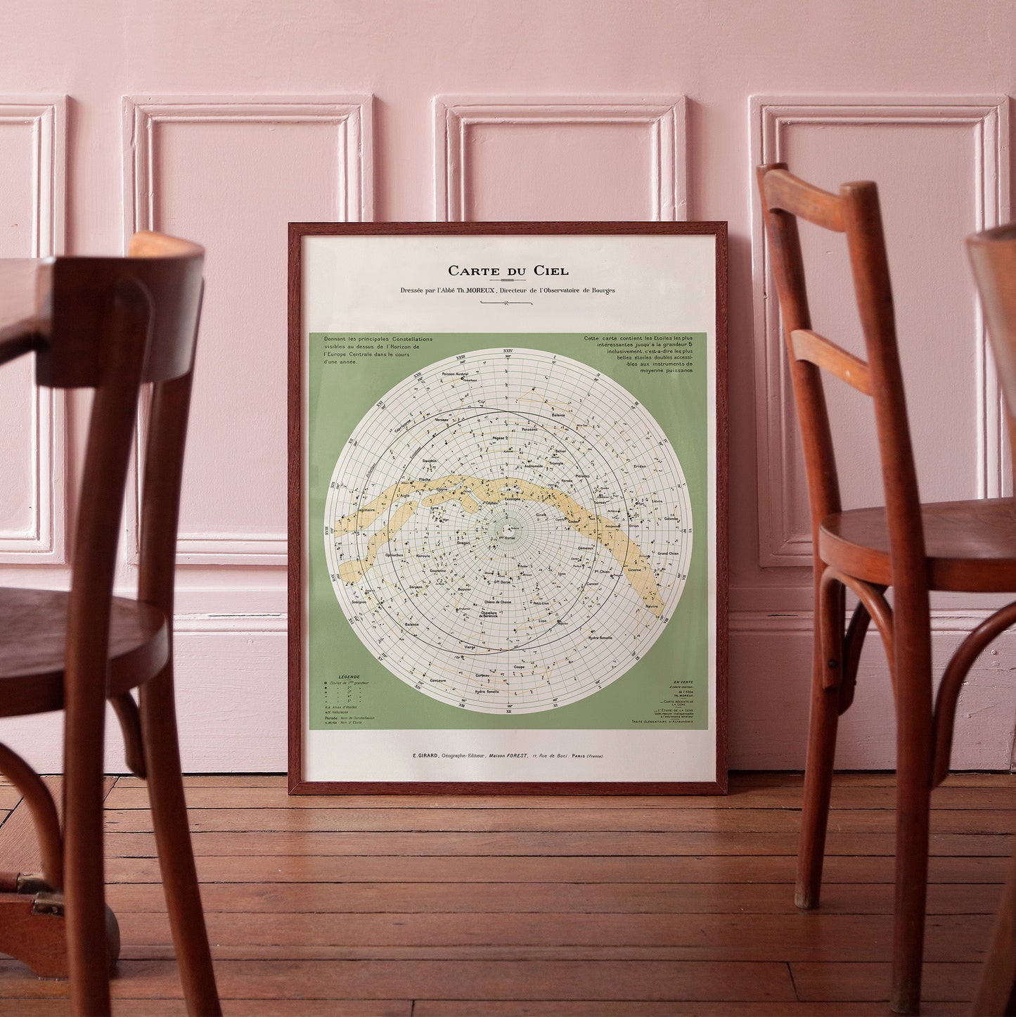 Affiche : Carte du Ciel - Constellations – Aster Edition