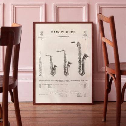 Affiche : Saxophones I