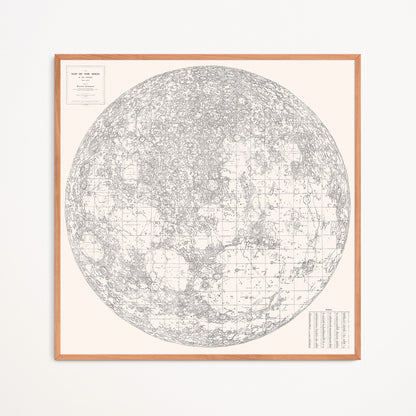 Affiche : Map of the Moon